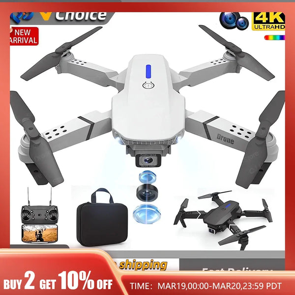 RC Drone E88Pro 2024: Capture Stunning Aerial Shots in 4K! 🚁📸