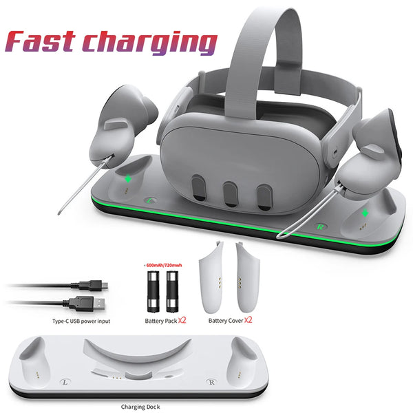 Meta Quest 3 Wireless Charging Dock: Keep Your Gear Ready to Go! 🔋🎮